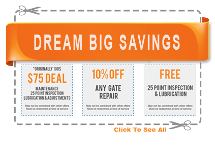 Dream Special Coupons Valley Village Gate Repair